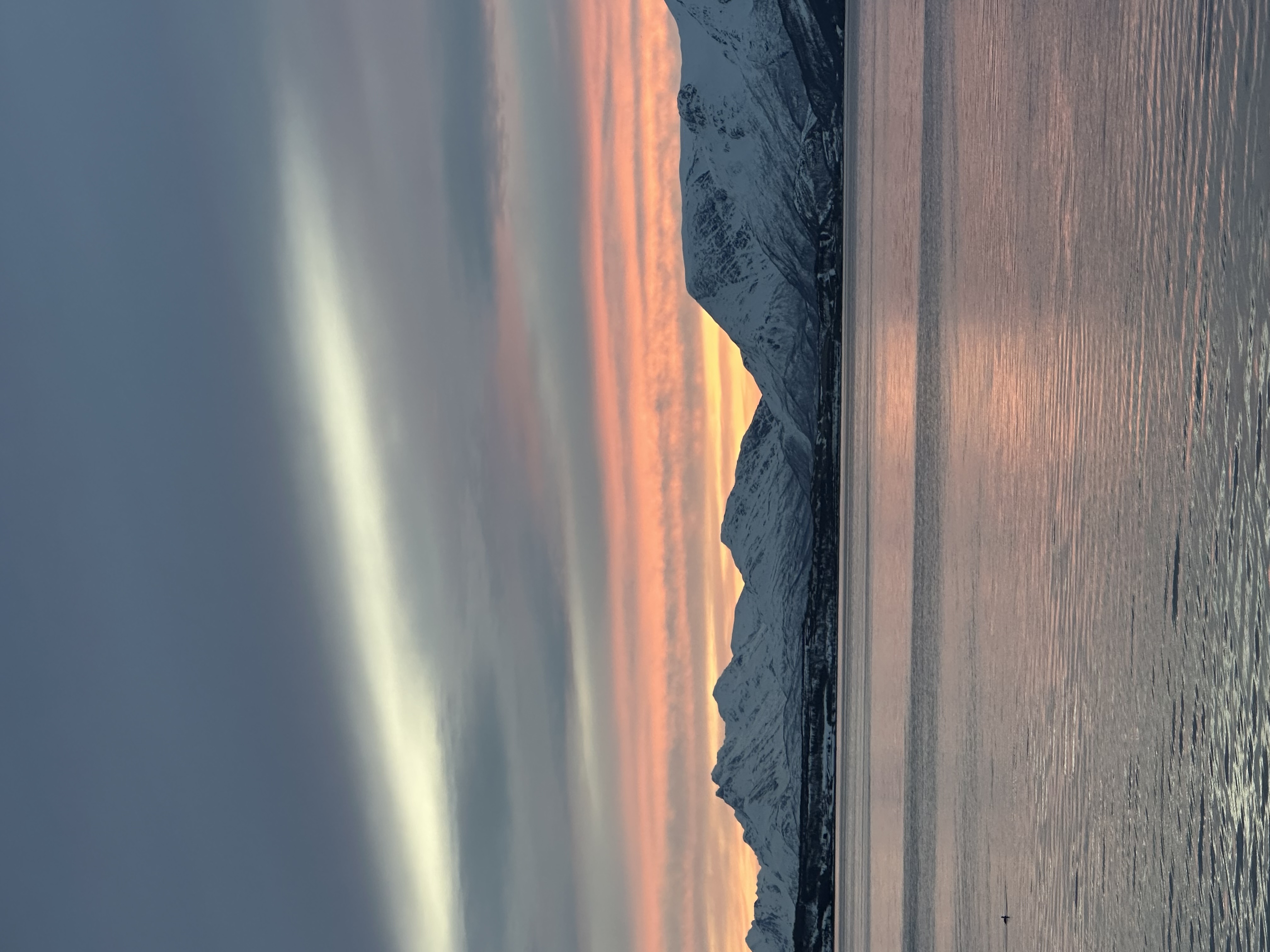 Lyngen fjords and mountains